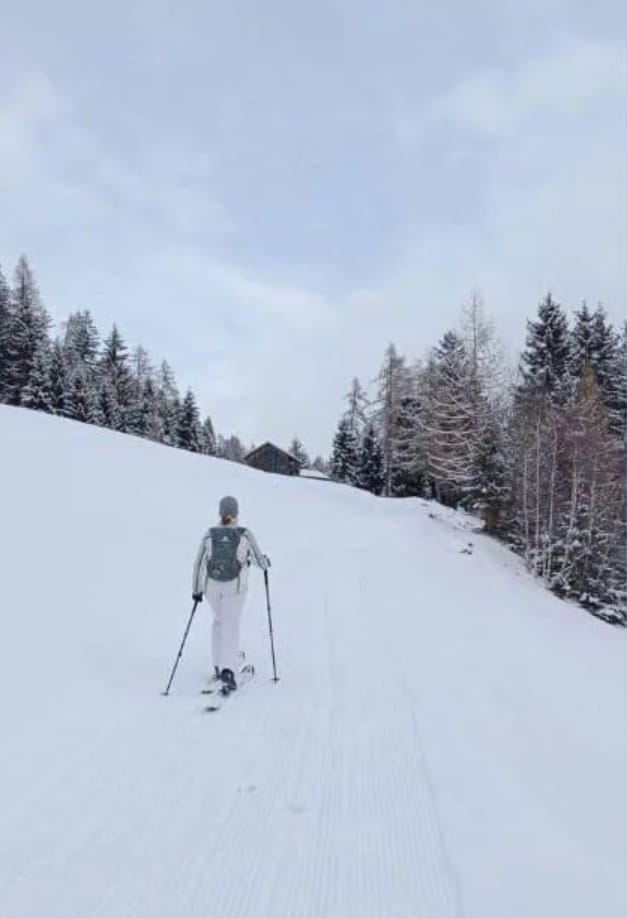 Stöcke beim Skitouren gehen