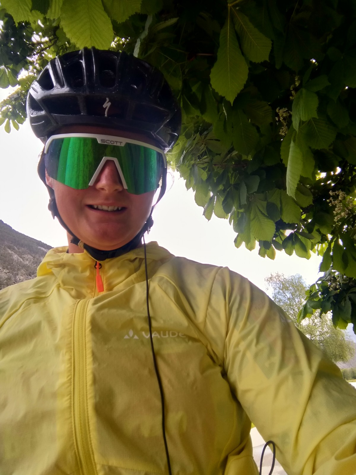Jacke beim radfahren