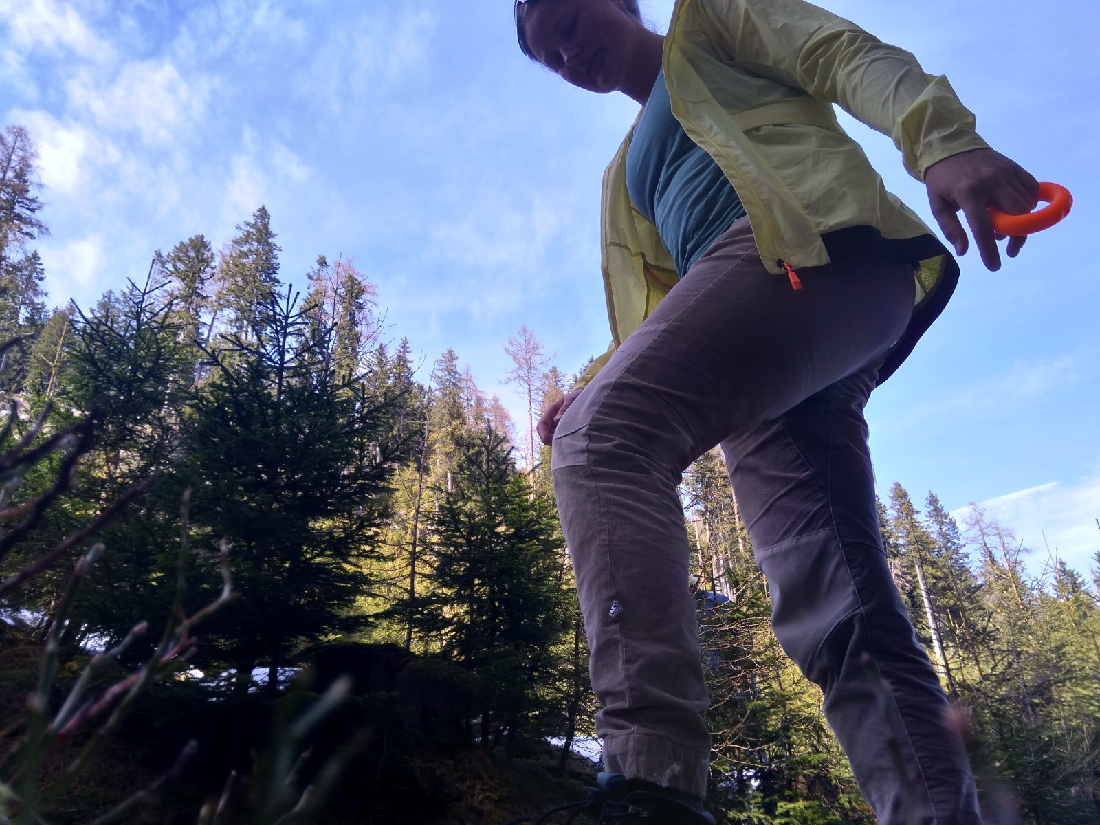 Jacke beim wandern