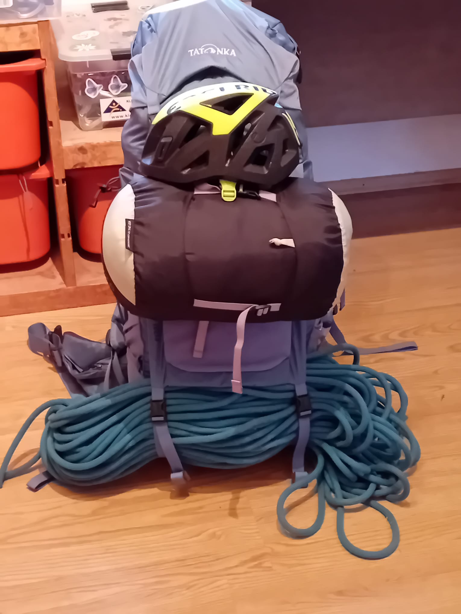 gepackter Rucksack