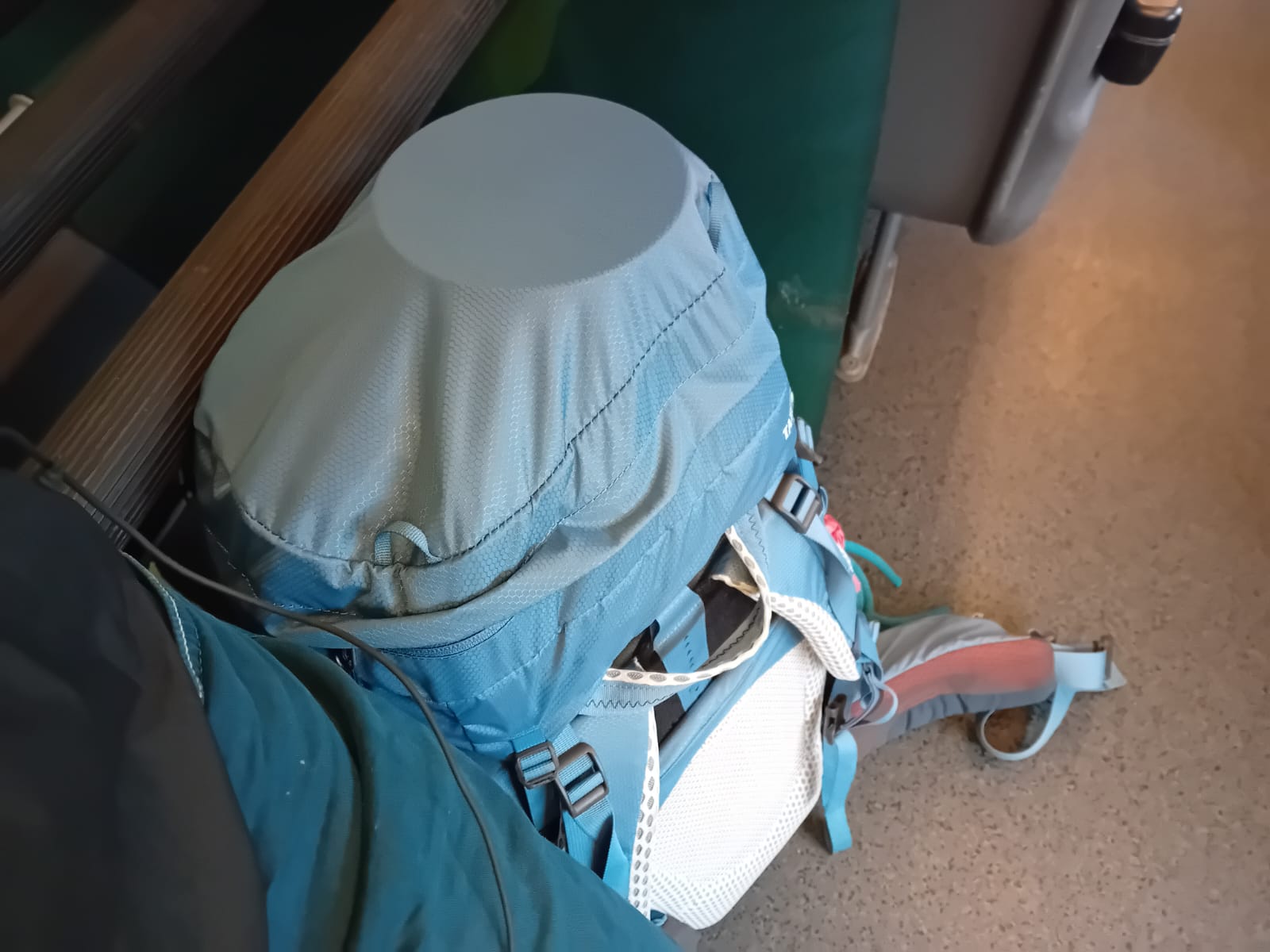 voll gepackter Rucksack