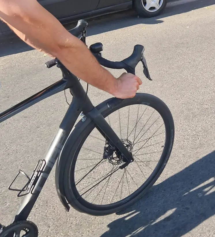 Erste Fahrt mit dem neuen Band
