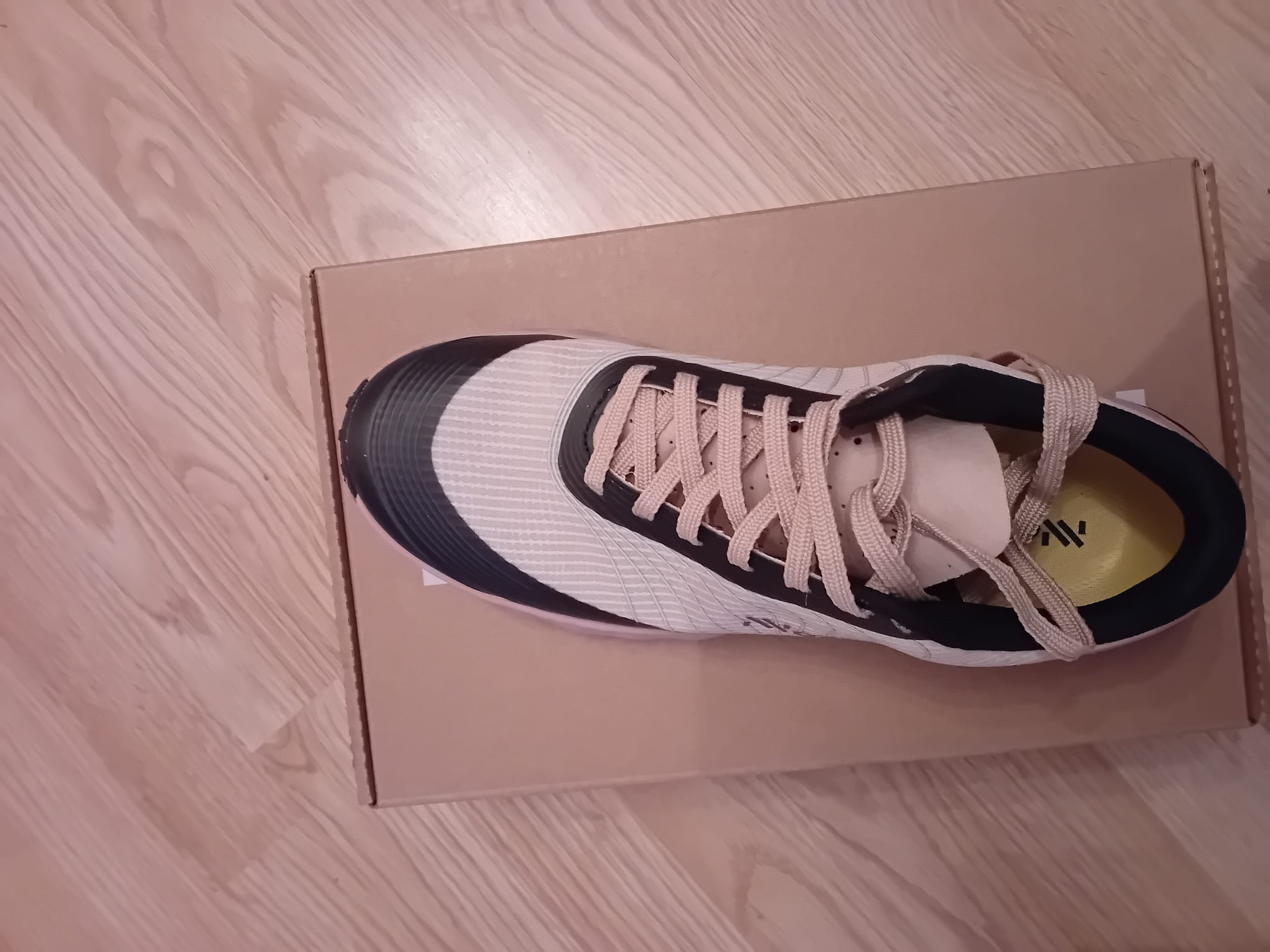 Erster Blick auf den Schuh