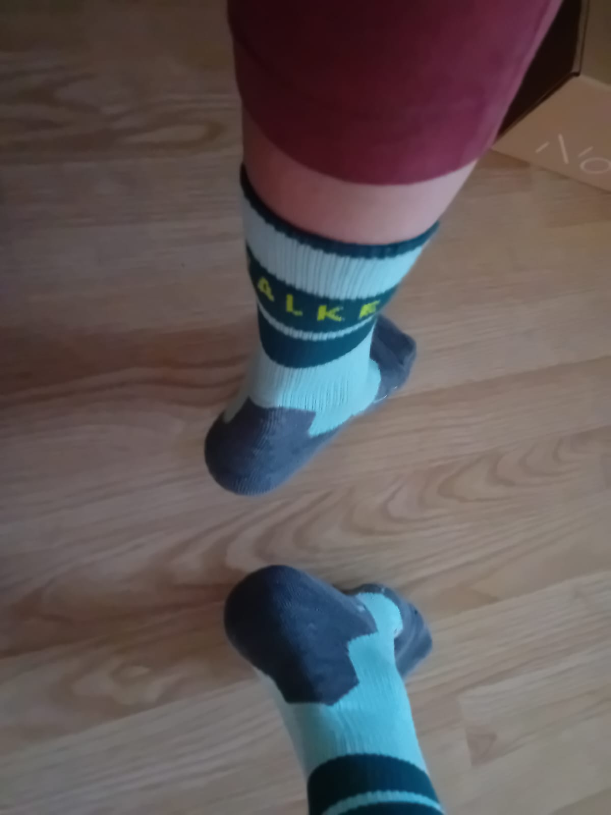 Socken von oben