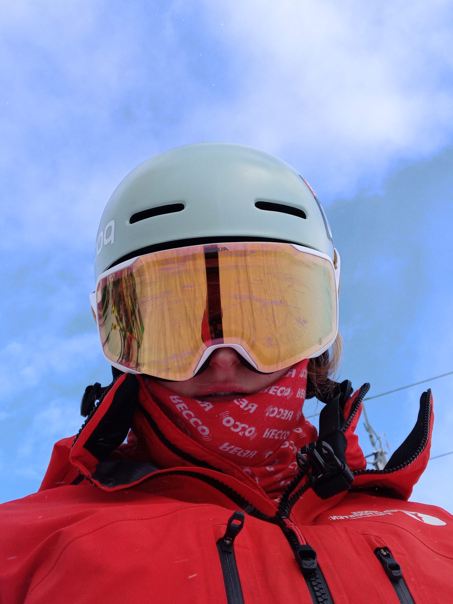 Brille beim Tragen