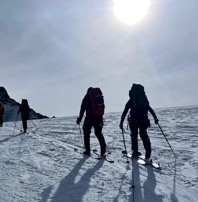 beim Skitourengehen