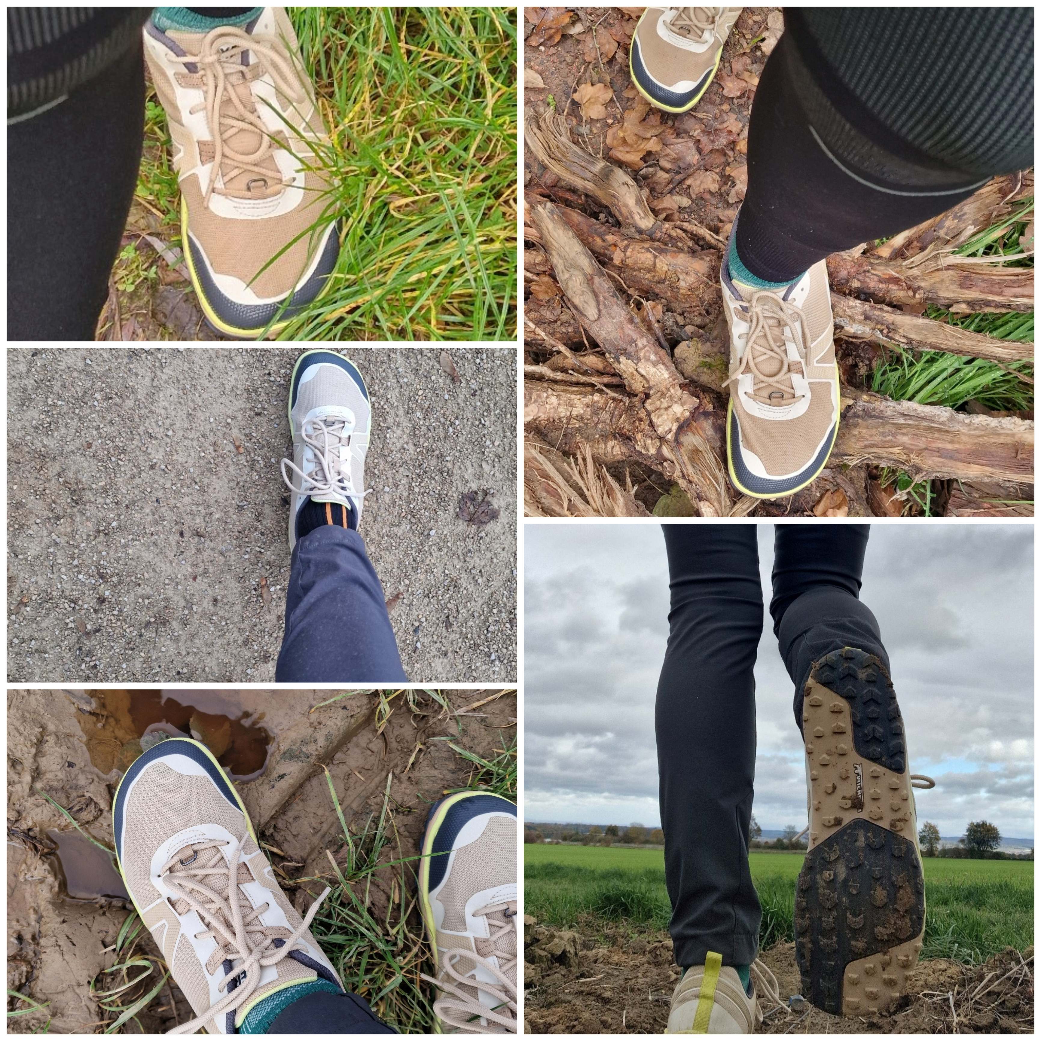Die Straße mögen die Barfußschuhe nicht so gerne, aber im Gelände zeigen sie ihre volle Stärke.