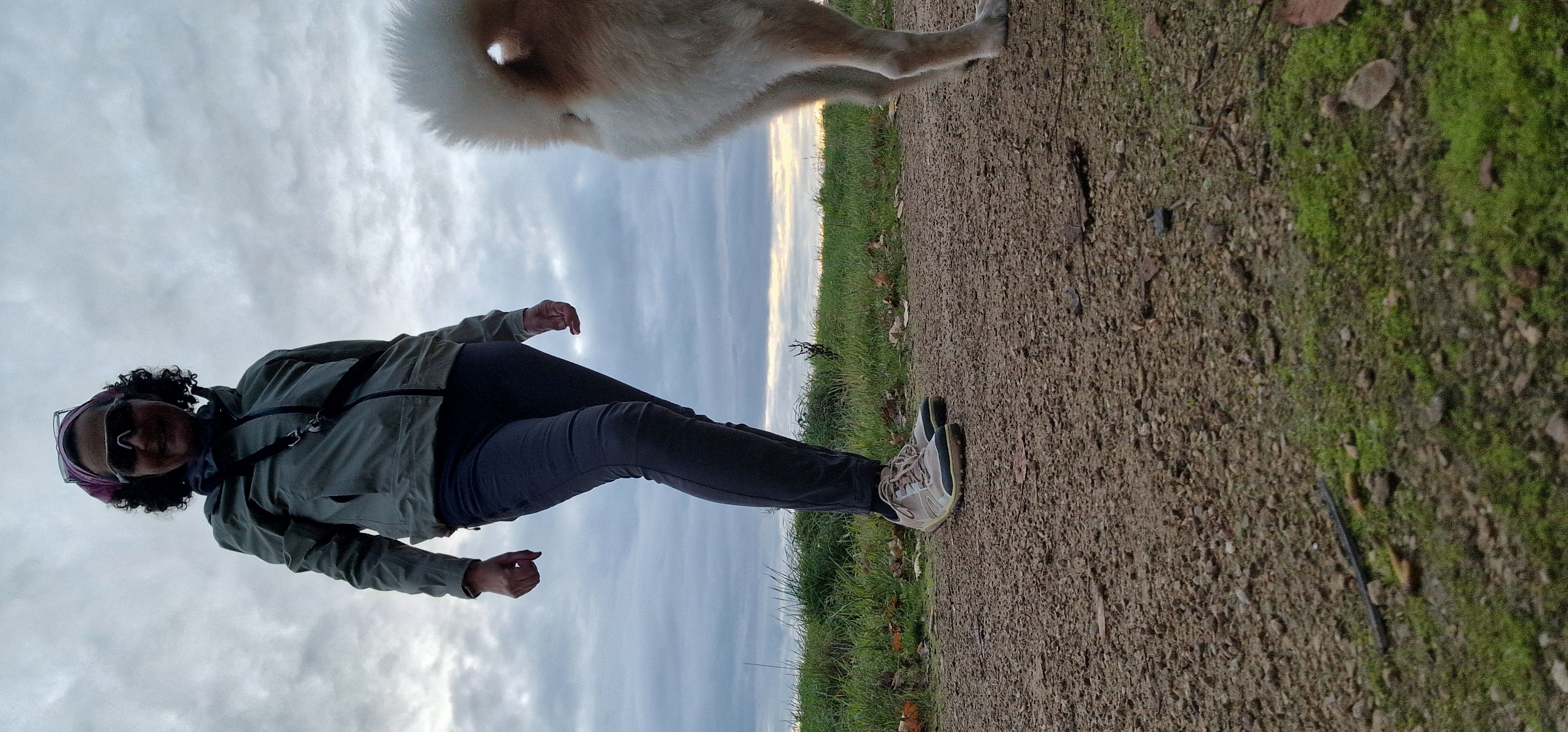 Unterwegs mit Hund.