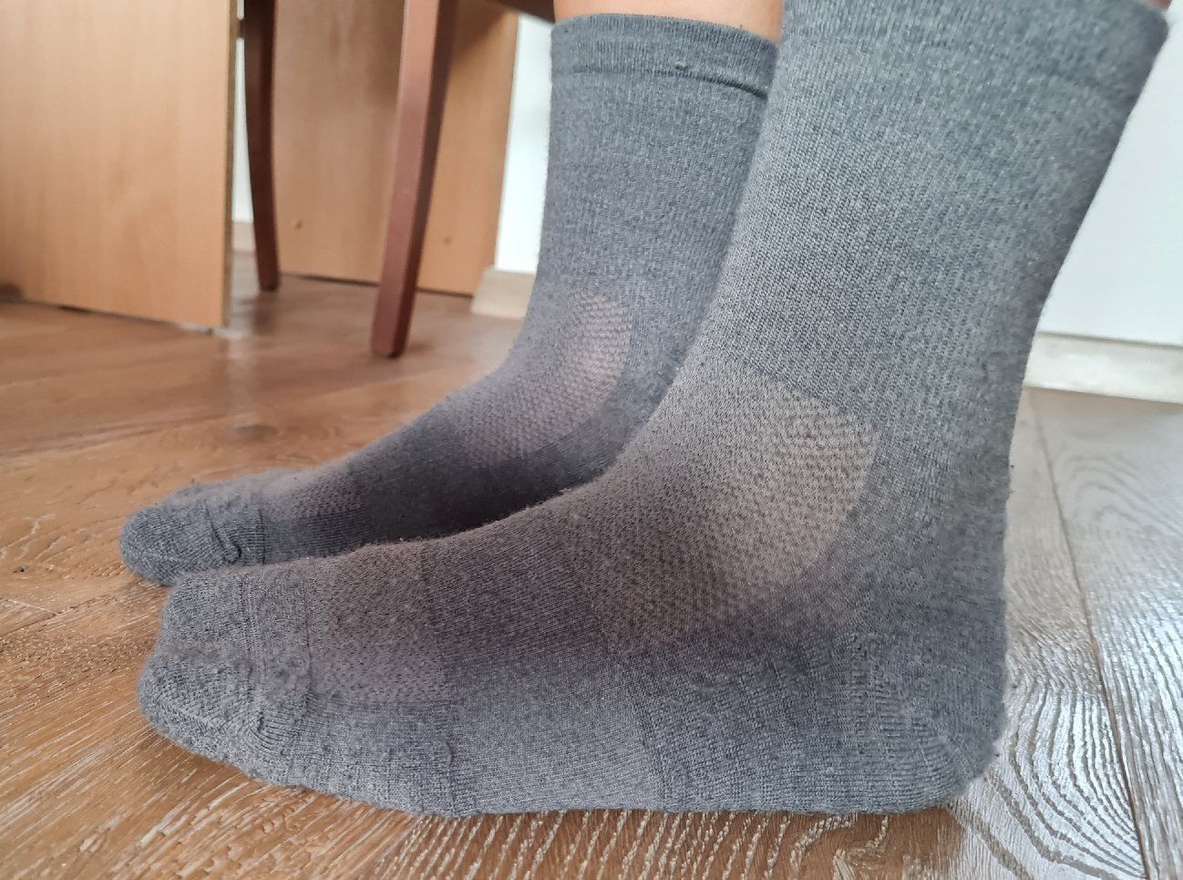 Aufbau am Fuß