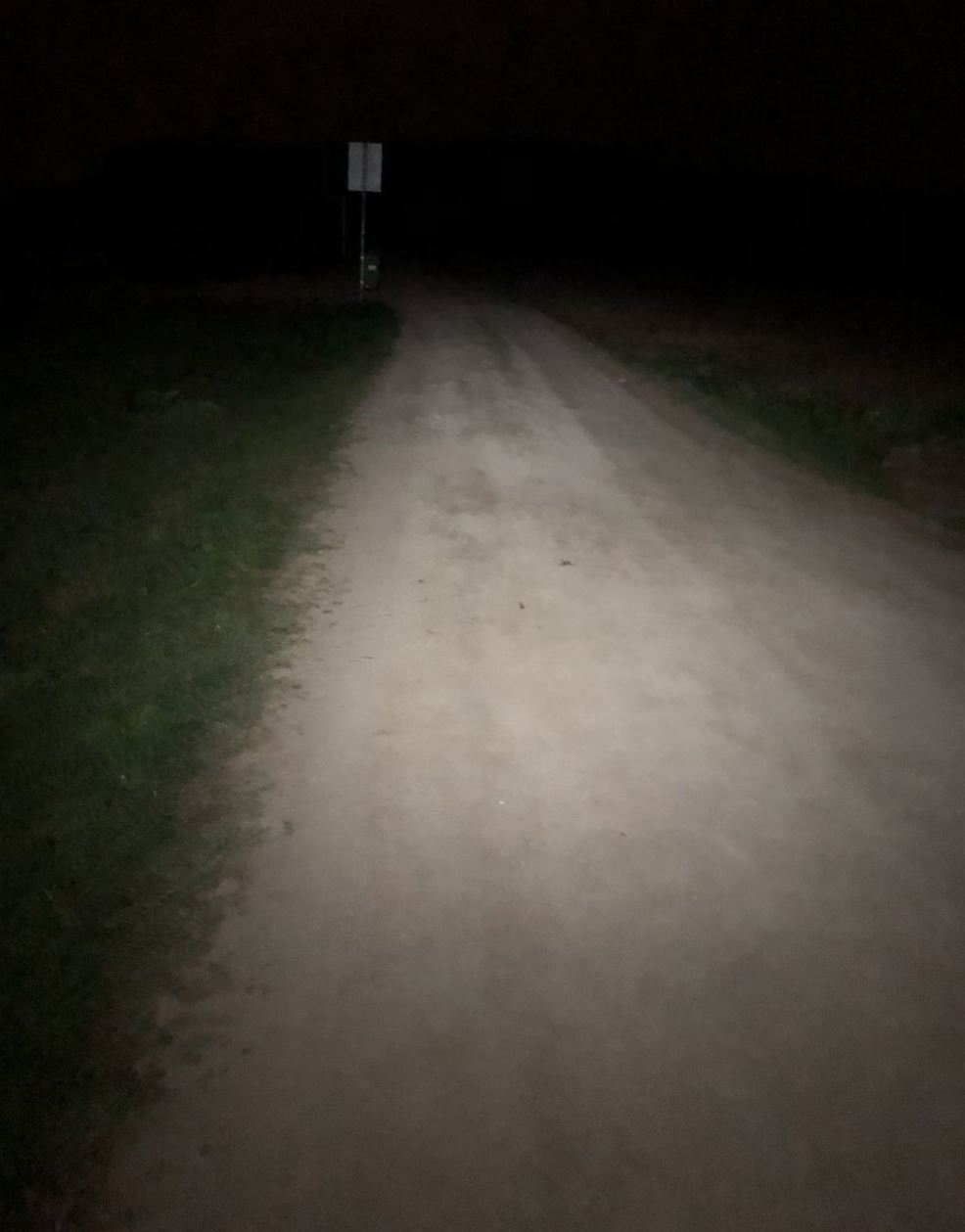 hellste Stufe, gleiche Stelle am Weg