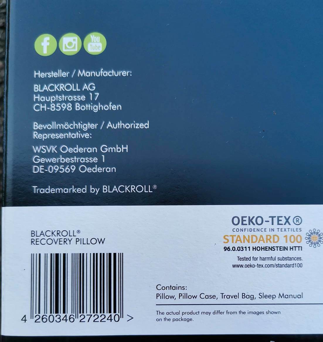 Blackroll Recovery Pillow 19