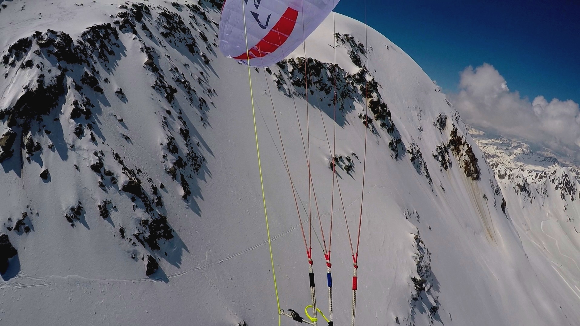 langer flug hoch oben
