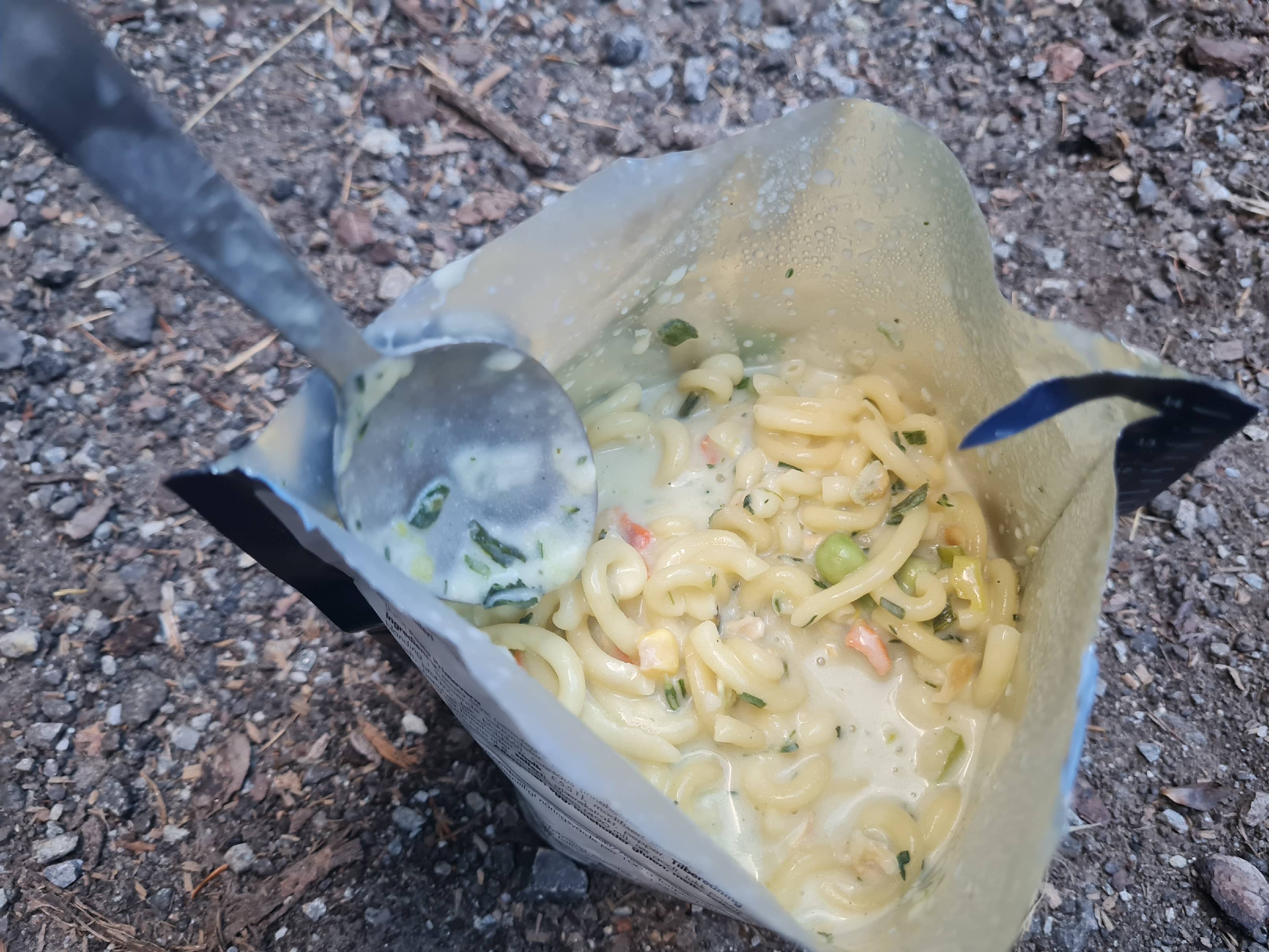 Fertige Nudeln in Gemüsesauce