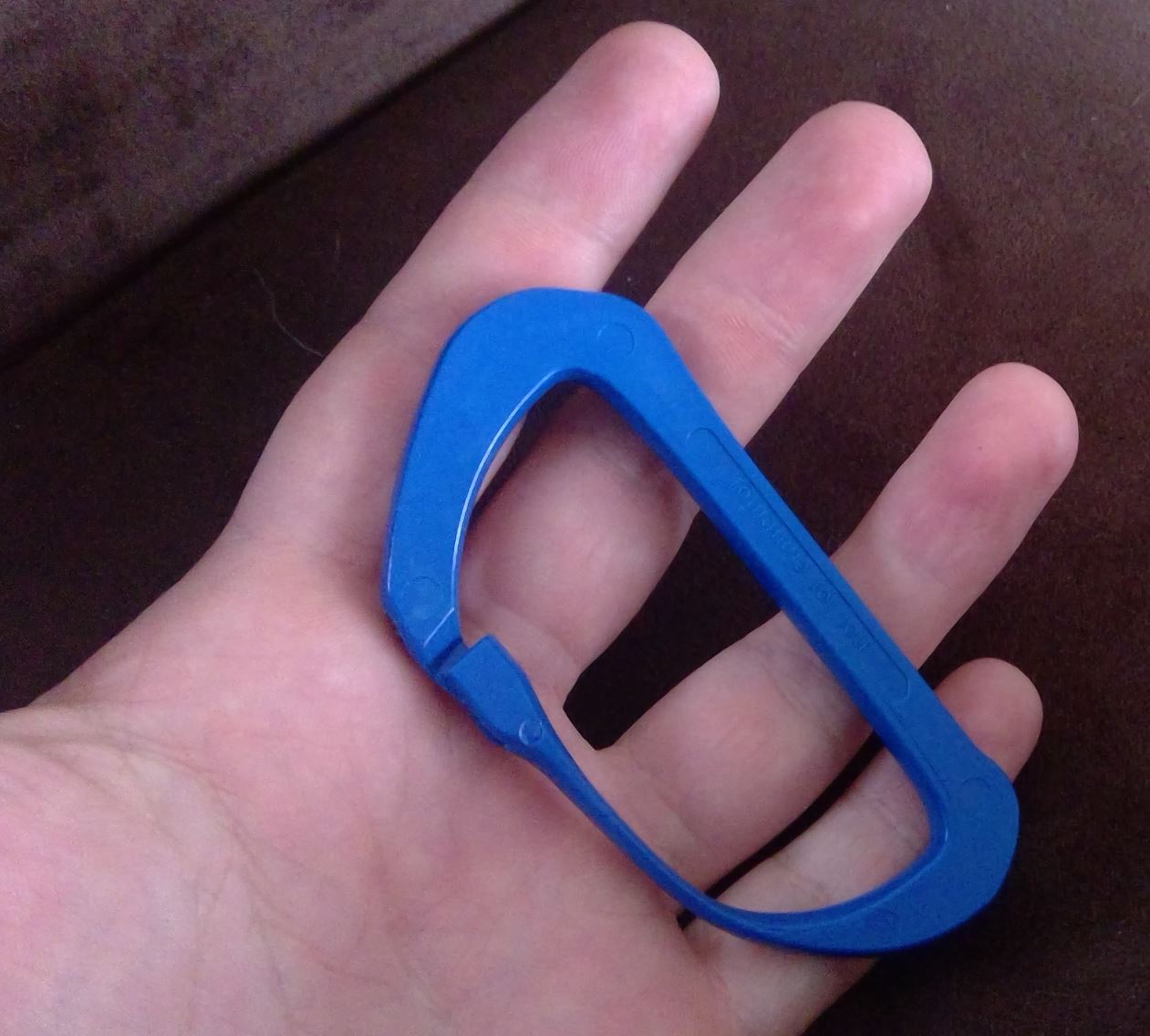 Karabiner in meiner Hand