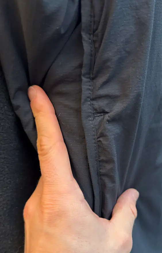 Die Jacke ist gut verarbeitet