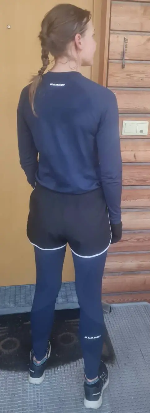 laufhhose von hinten