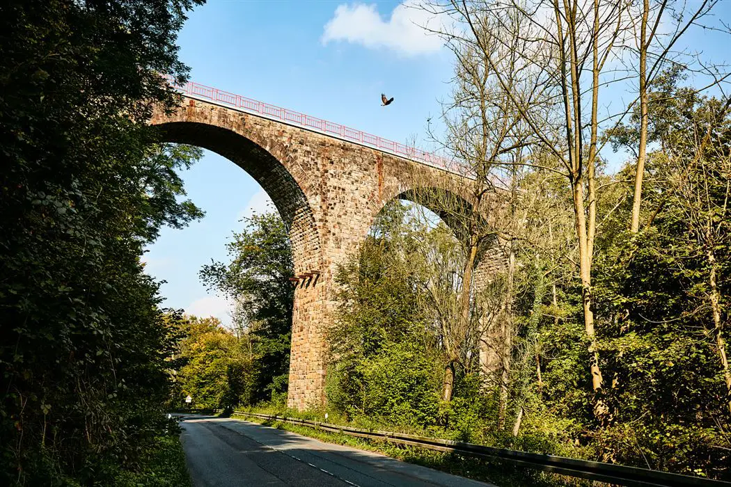 einfach bergisch radeln Niederbergbahn Viadukt Ruhrstrasse
