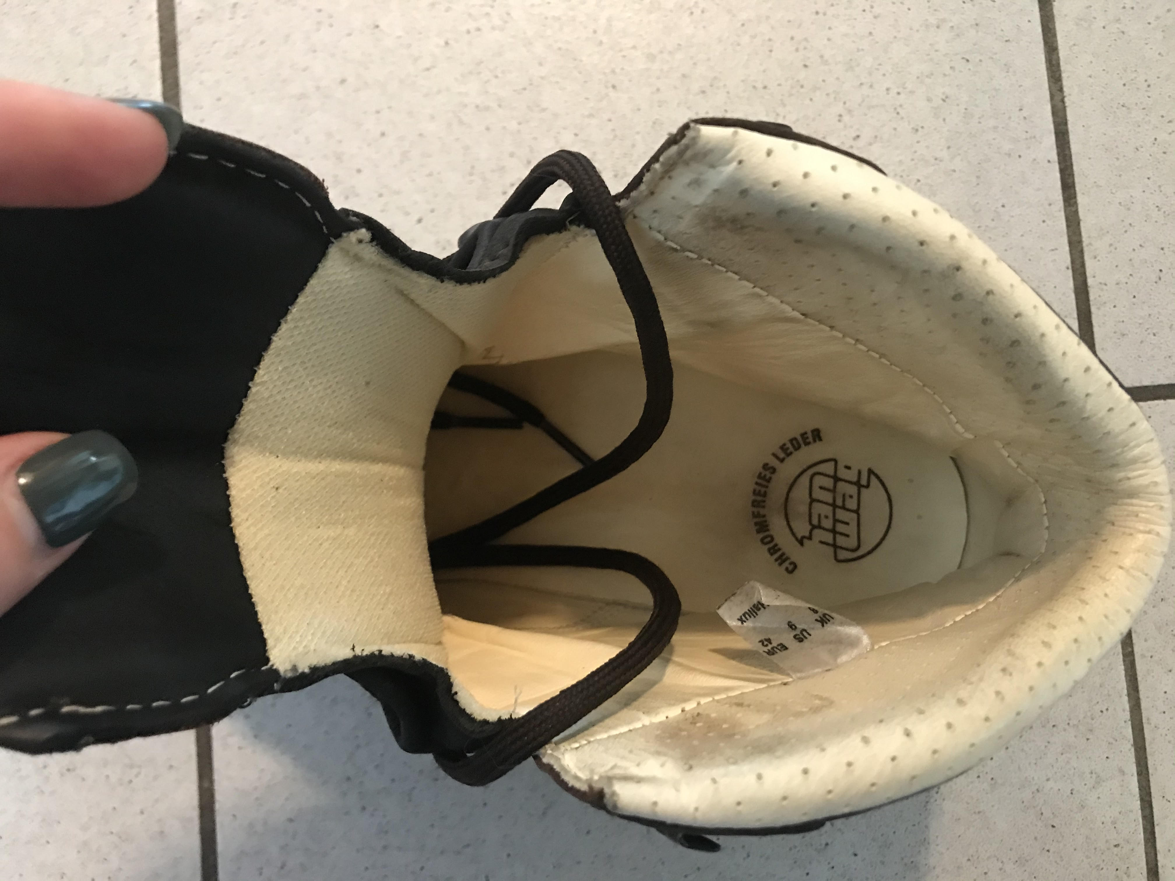 Schuh innen