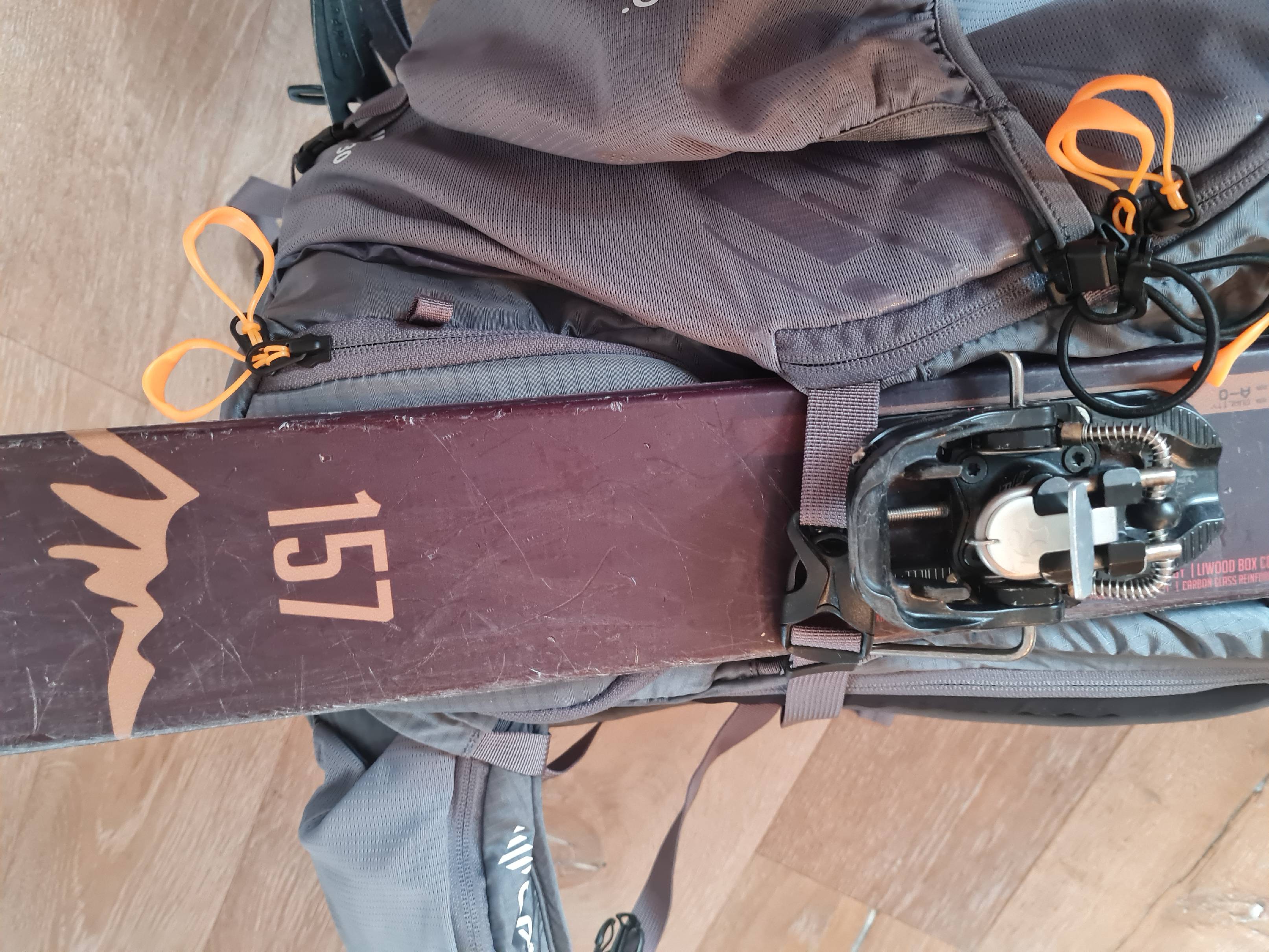 Ski über Eisen