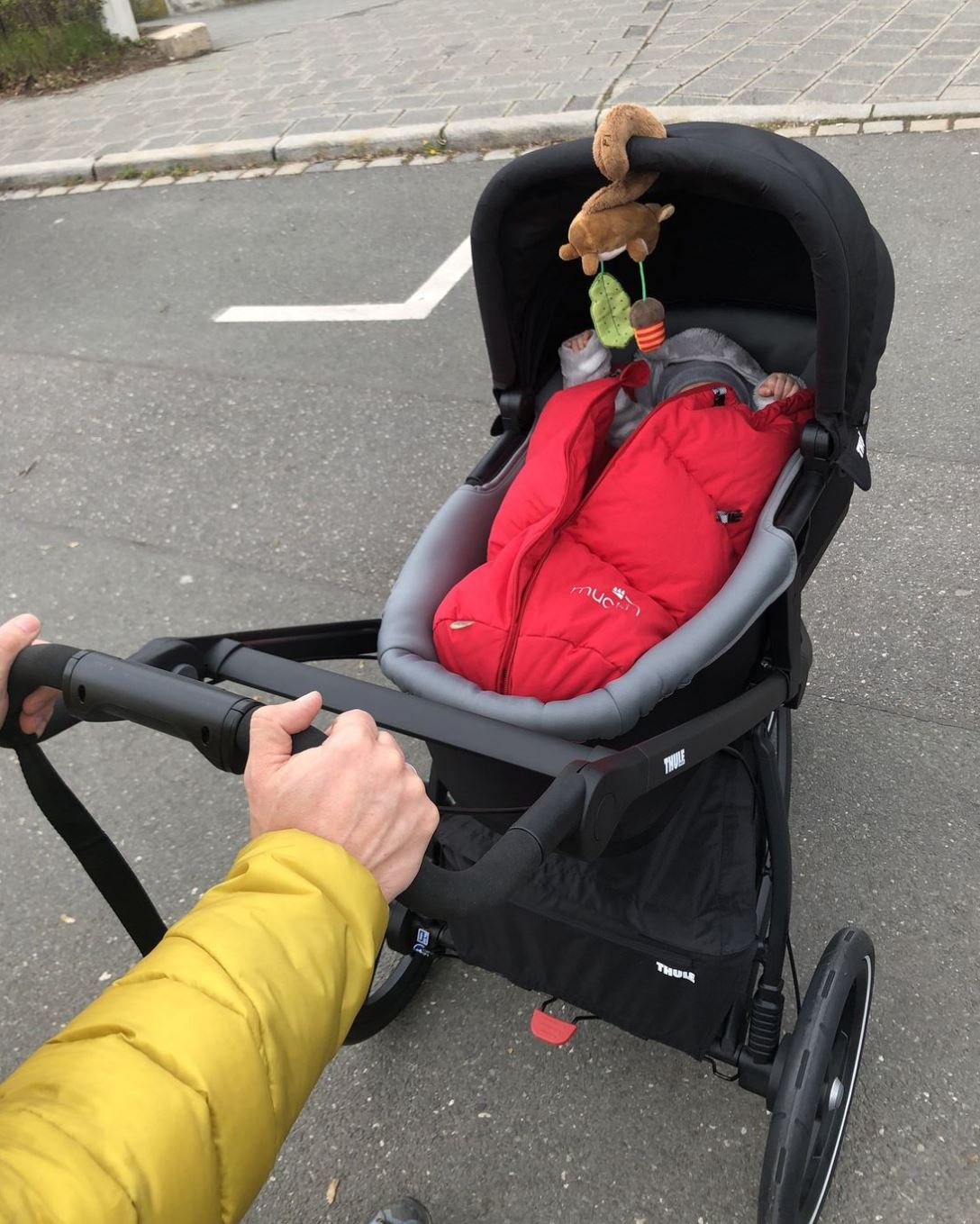 gut eingepackt im Winter
