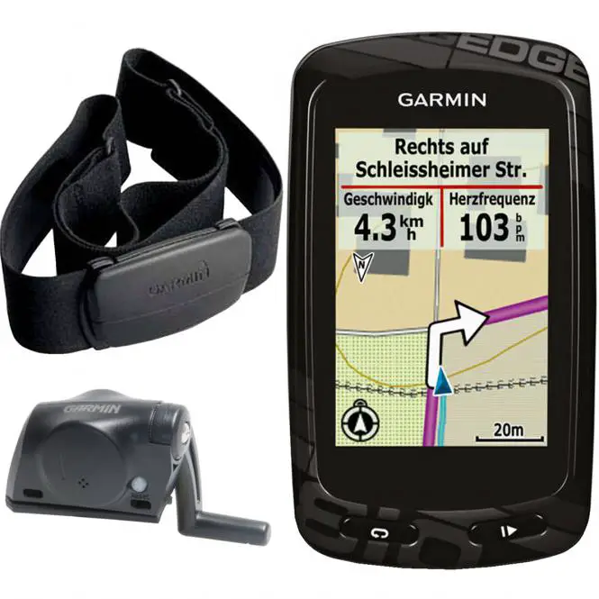 GARMIN Edge 810 Bundle Premium HF-Brustgurt + GSC10 - Navigation