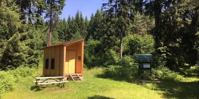 Trekkingplätze in Deutschland Forststeig Sachsen