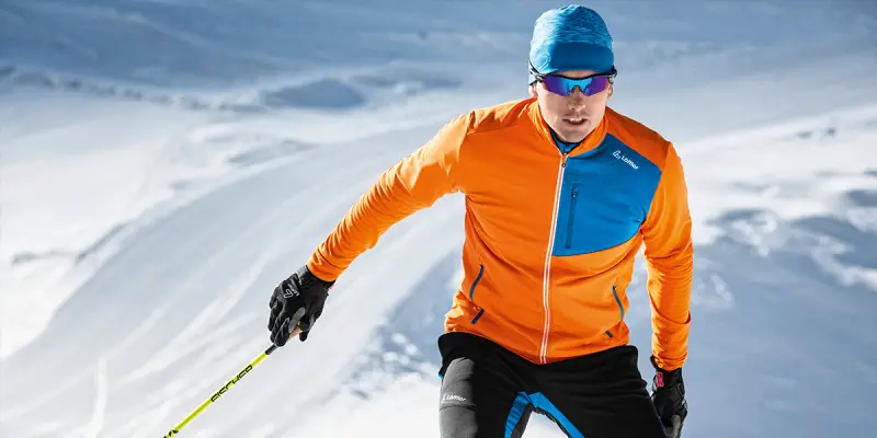 Rasant unterwegs mit der Langlaufjacke