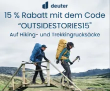 deuter 15 % Rabatt auf Trekkingrucksäcke
