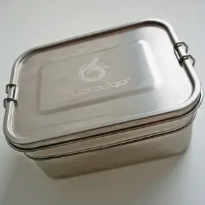 HYDRO2GO Auslaufsichere Edelstahl Brotdose - Outdoor Lebensmittel