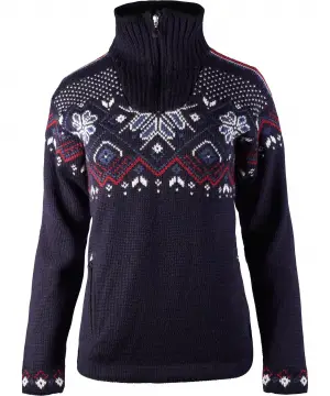 Dale of Norway Fongen Weatherproof Sweater Women - Outdoorpulli - navy blue/white - Gr.M