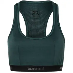 super.natural W Yoga Bustier Damen ( Dunkelgrün L INT,)