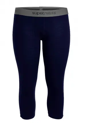 SUPER.NATURAL Base 3/4 Tight 175 - Funktionsunterwäsche für Herren - Blau