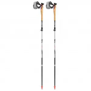 Leki - MCT 12 Vario Carbon - Trailrunning Stöcke Gr 110-130 cm schwarz/ neonrot