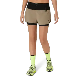 ASICS Fujitrail 2-N-1 Short - Laufshort Damen