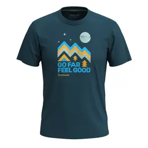 SMARTWOOL Alpine Sky Graphic Short Sleeve Tee Slim Fit - T-Shirt, Unisex