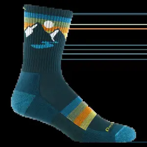 DARN TOUGH Men's Sunset Ridge Micro Crew Lightweight - Wandersocken Herren