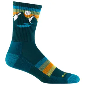 DARN TOUGH VERMONT Sunset Ridge Micro Crew Lightweight Hiking Sock - Wandersocken aus Merino, Herren