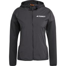 adidas Terrex Damen Xperior Climawarm Wind Light Fleece Hooded Jacke