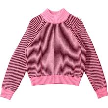 Brava Fabrics Damen Bicolor Wool Cropped Pullover