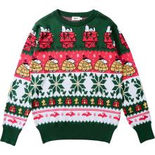 Brava Fabrics Herren Peanuts Xmas Cotton Pullover