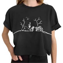 Roark Damen Night Ride Cropped Boxy T-Shirt