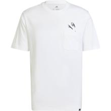adidas Herren Lounge Slides Graphic Pocket T-Shirt