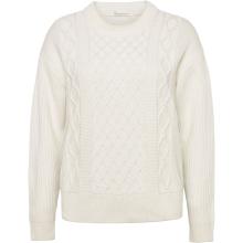 KnowledgeCotton Apparel Damen Cotton Cable Crew Neck Pullover