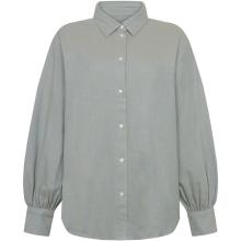 KnowledgeCotton Apparel Damen Fisbone Flanel Balloon Arms Bluse