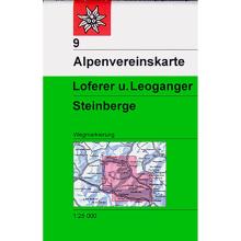DAV AV-Karte 9 Loferer u. Leoganger Steinberge