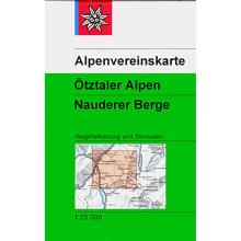 DAV AV-Karte 30/4 Ötztaler Alpen Nauderer B. Skiroute