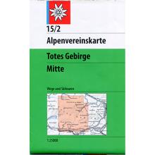 DAV AV-Karte 15/2 Totes Gebirge Mitte