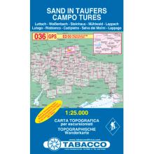 Tabacco Sand in Taufers 036 Wanderkarte