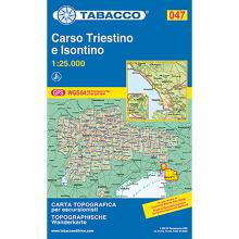Tabacco Carso Triestino e Isontino 047 Wanderkarte