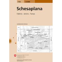 Swisstopo Schesaplana 1156 Landeskarte 1:25 000